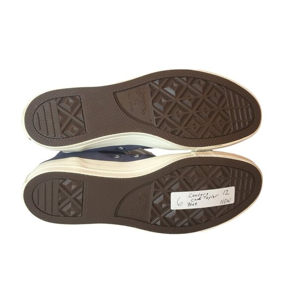 Converse Chuck Taylor All Star High Top Navy Blue Sneakers Mens 12 - Picture 8 of 9